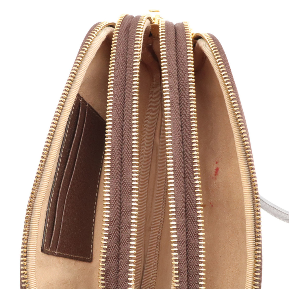 GUCCI Ophidia GG Supreme Sherry Line Shoulder Bag/Pochette, Beige/Mocha Brown... - Picture 8 of 9